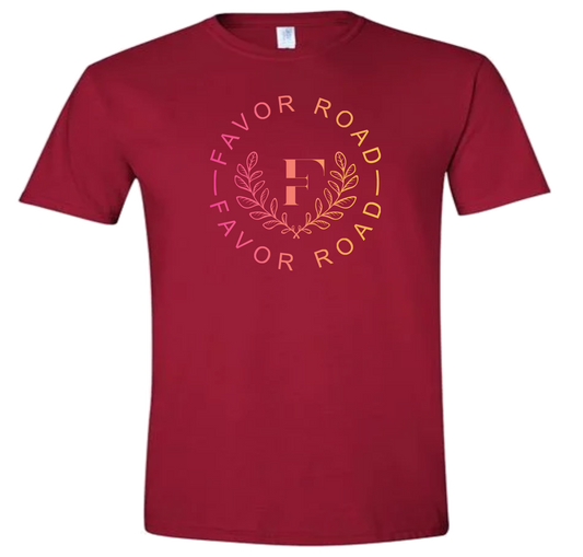 Favor Road - Cardinal T-Shirt
